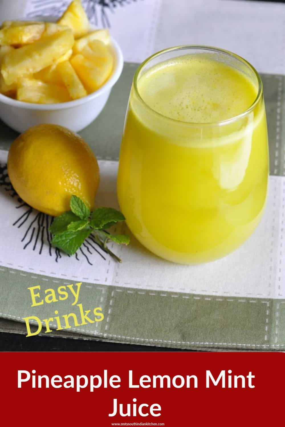 Pineapple and outlet lemon juice