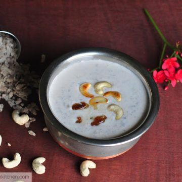 Aval Payasam/ Flattened Rice Flakes Milk Pudding - Zesty South Indian ...