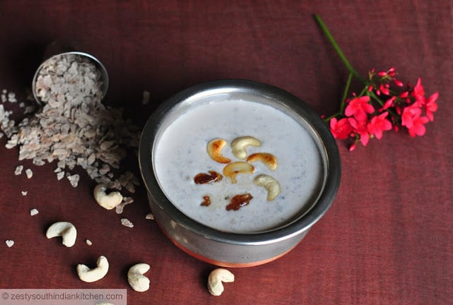 Aval Payasam/ Flattened Rice Flakes Milk Pudding - Zesty South Indian ...