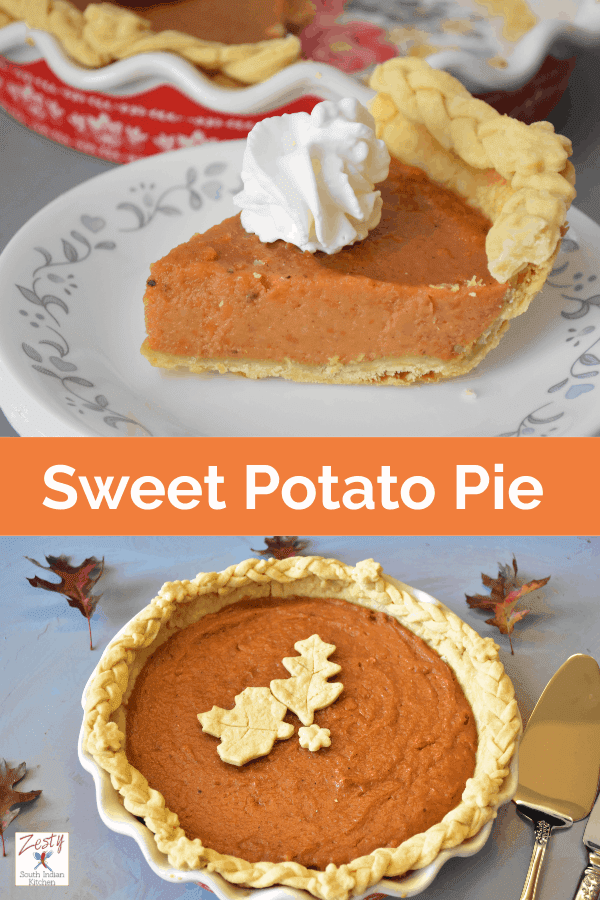 Sweet Potato Pie - Zesty South Indian Kitchen