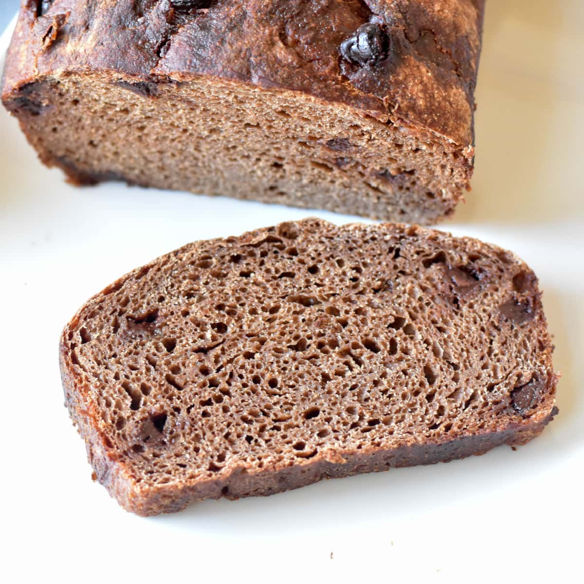 Sourdough Whole Wheat Spelt Chocolate Bread