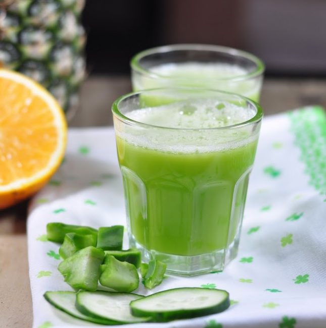 Cactus pineapple Orange Juice/ Agua de Nopal, Pia con naranja : A diabetic  Friendly Juice - Zesty South Indian Kitchen