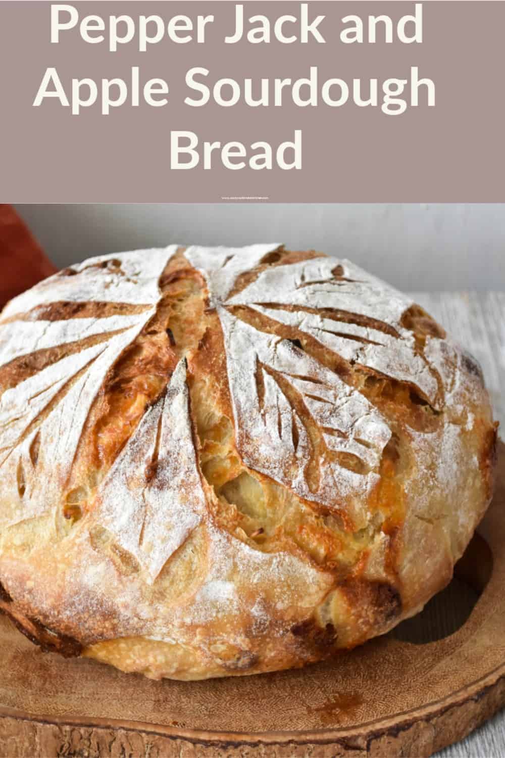 Pepper Jack and Apple Sourdough Bread - Zesty South Indian Kitchen