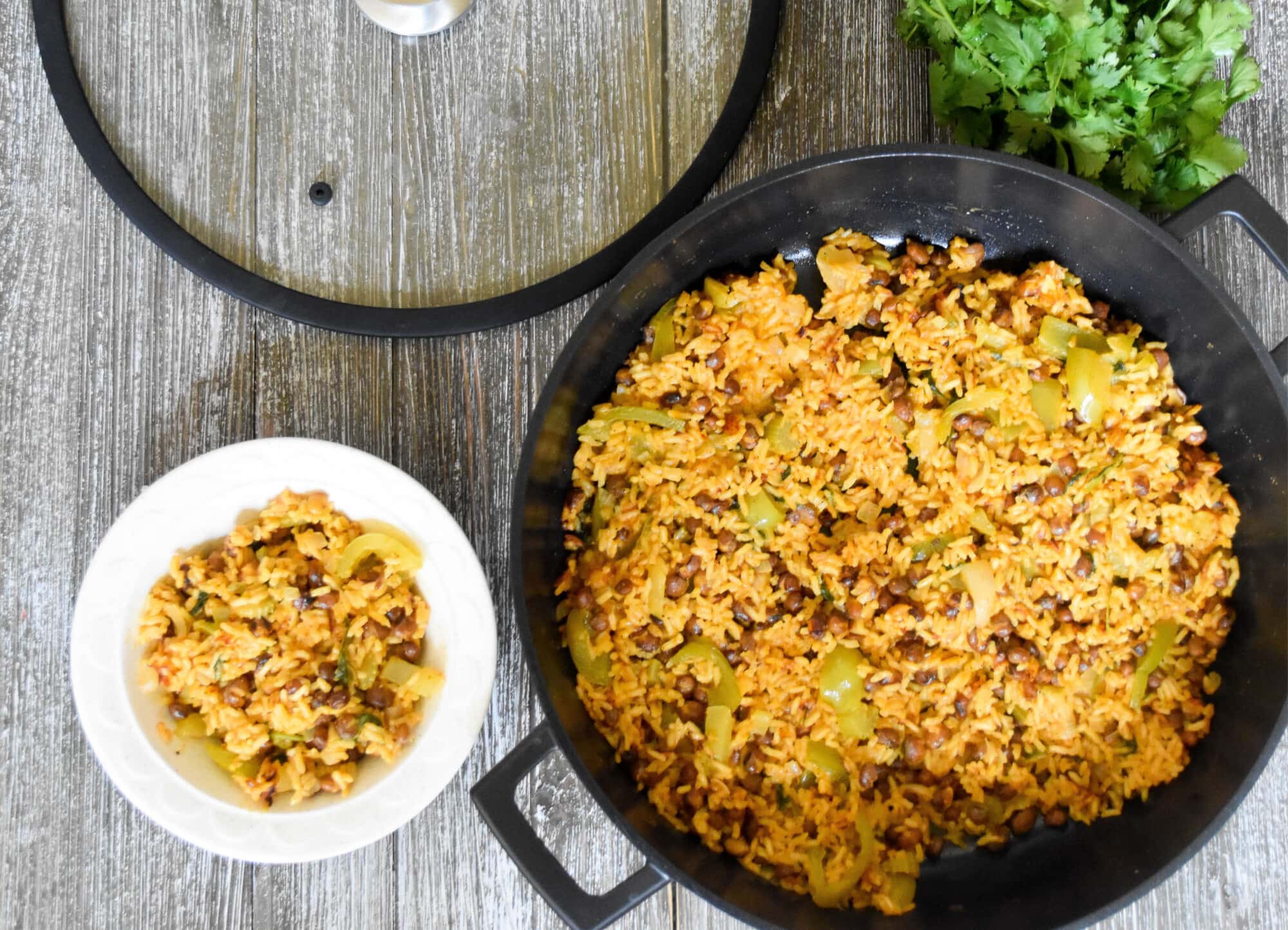 Pigeon Peas Rice with coconut (Moro de Guandules Dominicano ) - Zesty ...