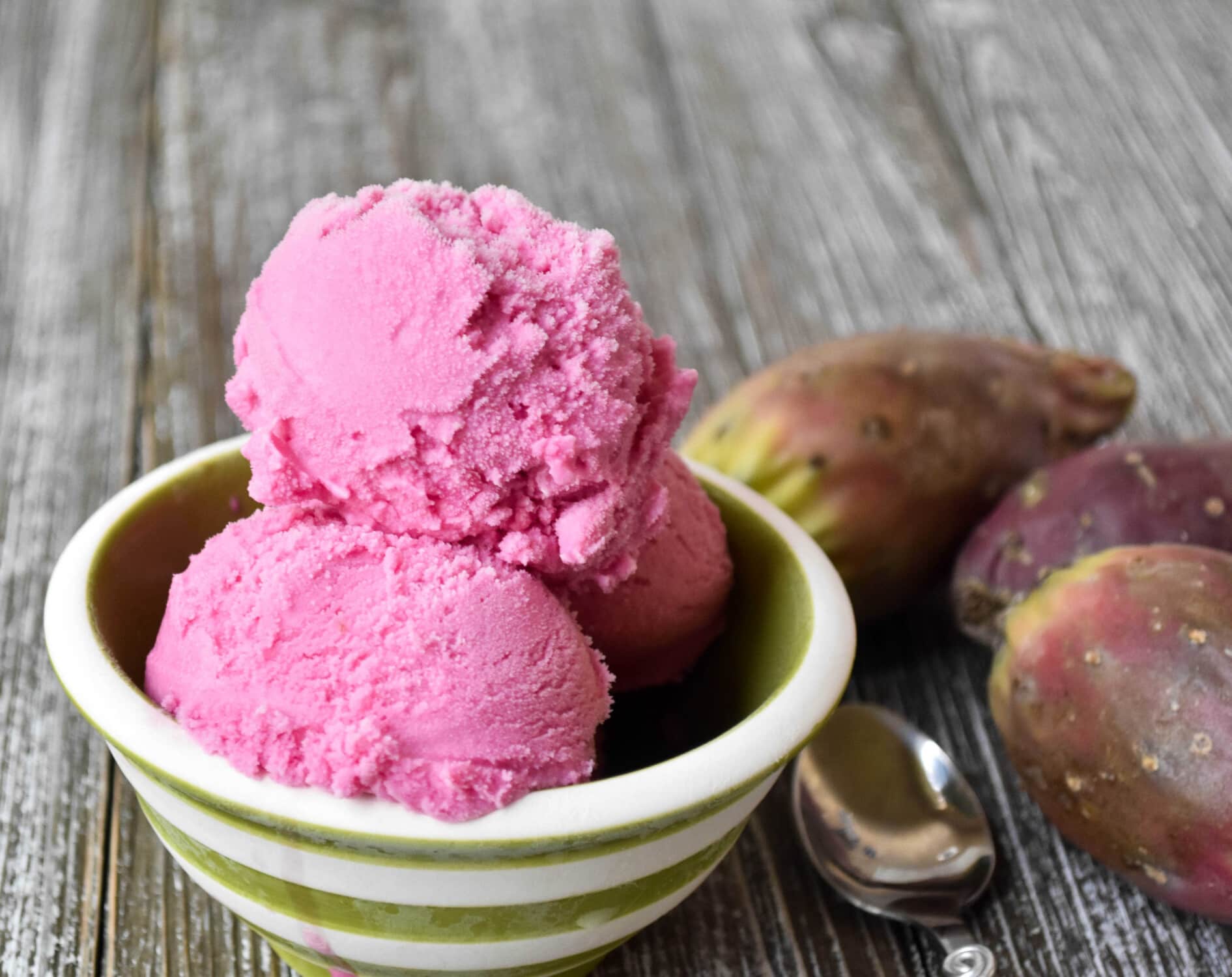Prickly Pear Ice Cream - Zesty South Indian Kitchen